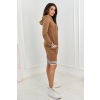 Šaty Brooklyn camel (Velikost universal, Barva Camelová)