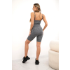 Sportovní set top + legíny černý (Velikost universal, Barva Černá)