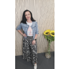Široké kalhoty ELENA vzor zebra