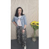 Široké kalhoty ELENA vzor zebra