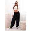 harémové kalhoty černé