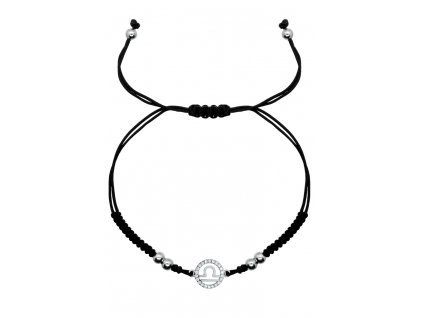 Stříbrný náramek - ZNAMENÍ VÁHY - Ag 925/1000 ( barevné varianty)  Rhodiované stříbro Ag 925/1000, dárkově zabaleno