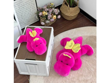 Růžový drak Pinky- 48 cm