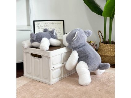 Husky plyšový jemný pejsek -28 cm