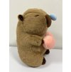 Kapybara s růžovým srdcem - 30 cm