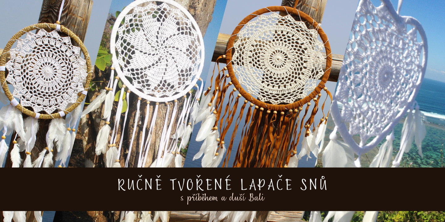 lapače snů z ostrova Bali