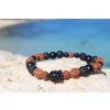 331 pánský mierální náramek rudraksha buddha 1