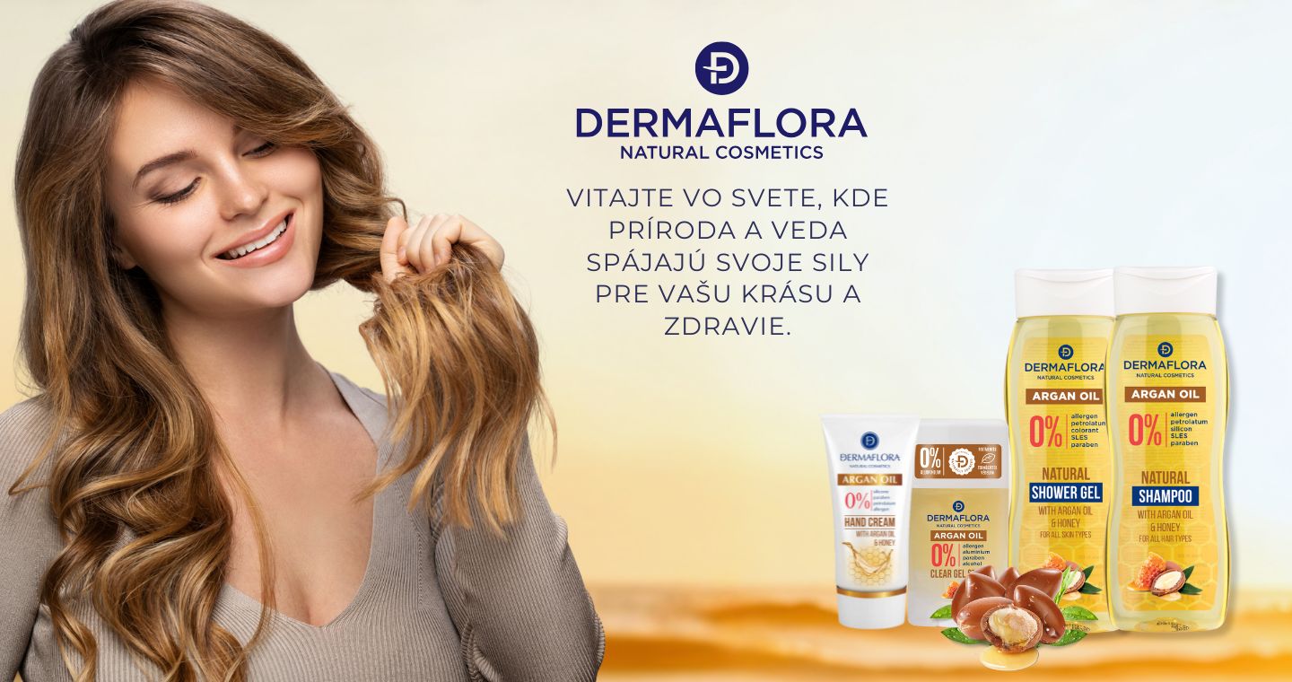 Produkry DERMAFLORA Arganový olej a med