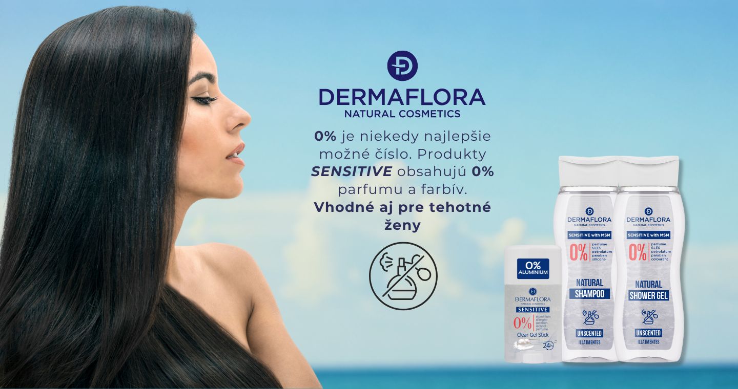 Produkty dermaflora SENSITIVE bez parfumu