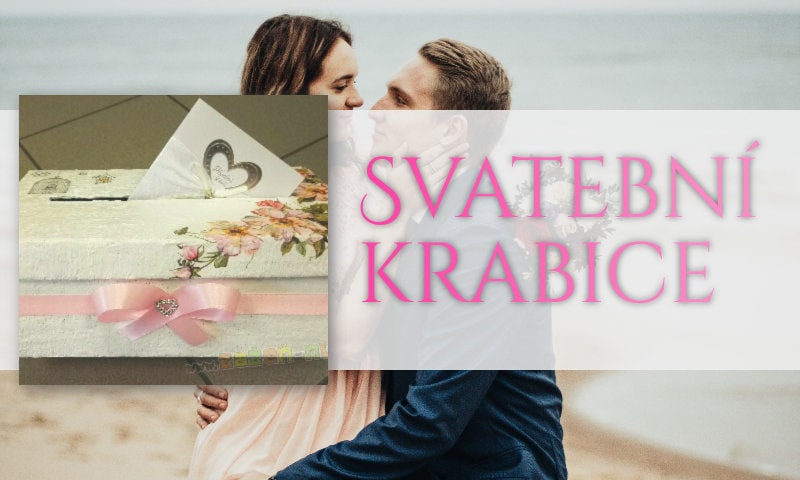 Svatební krabička na blahopřání
