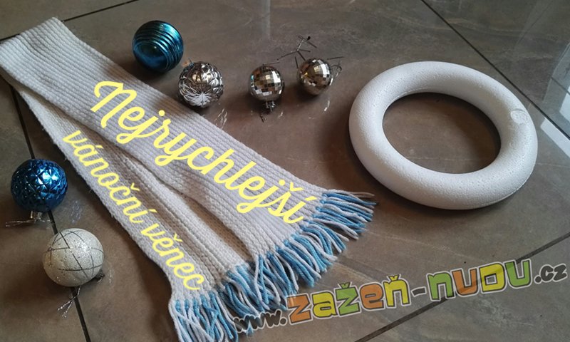 Nejrychlejší vánoční věnec