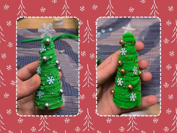 Tvoření na vánoční jarmark - stromeček