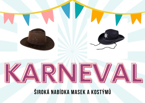 Masky a kostýmy na karneval