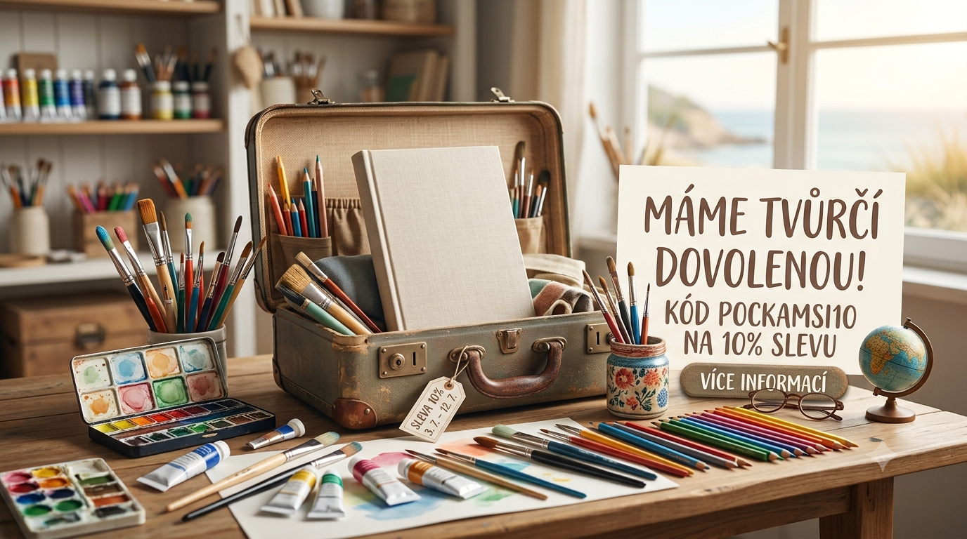 Dovolená od 3.7.2026 do 12.7.2026 a navíc slevový kód za trpělivost.