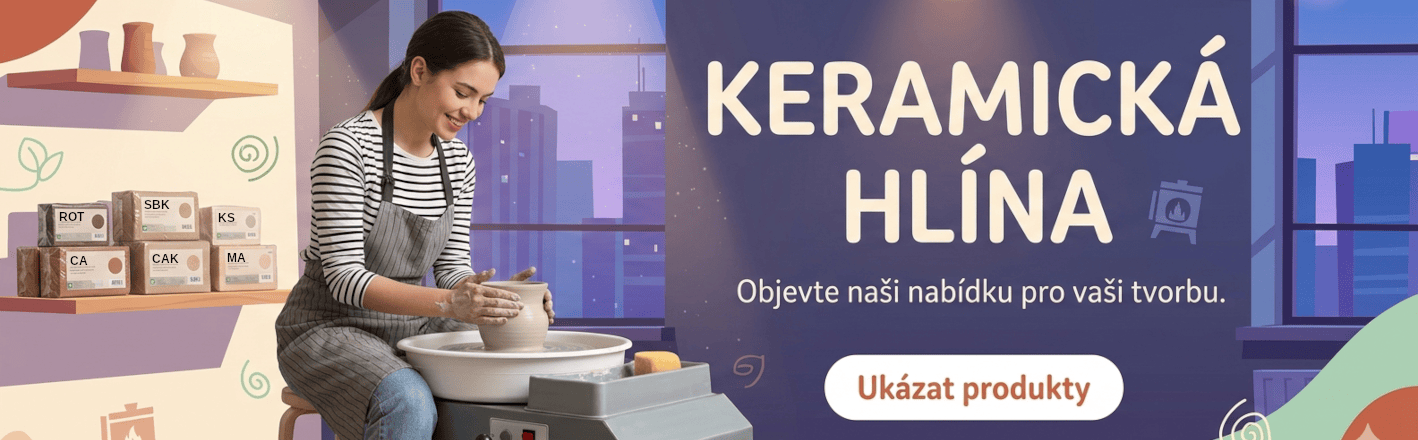 Keramická hlína 10kg, šamotová hlína 10kg