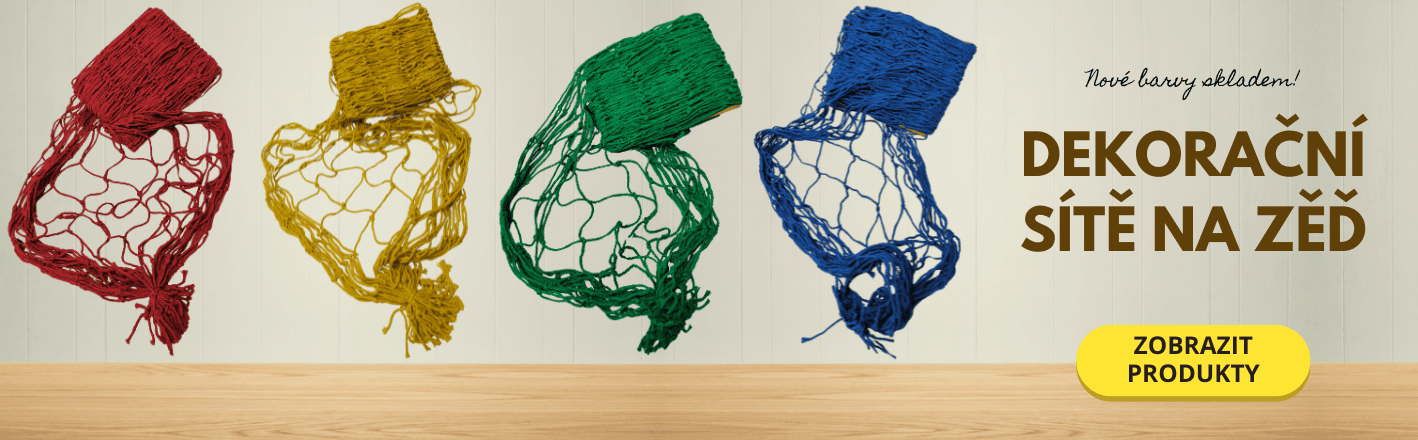 Dekorační síťě na zeď v nových barvách