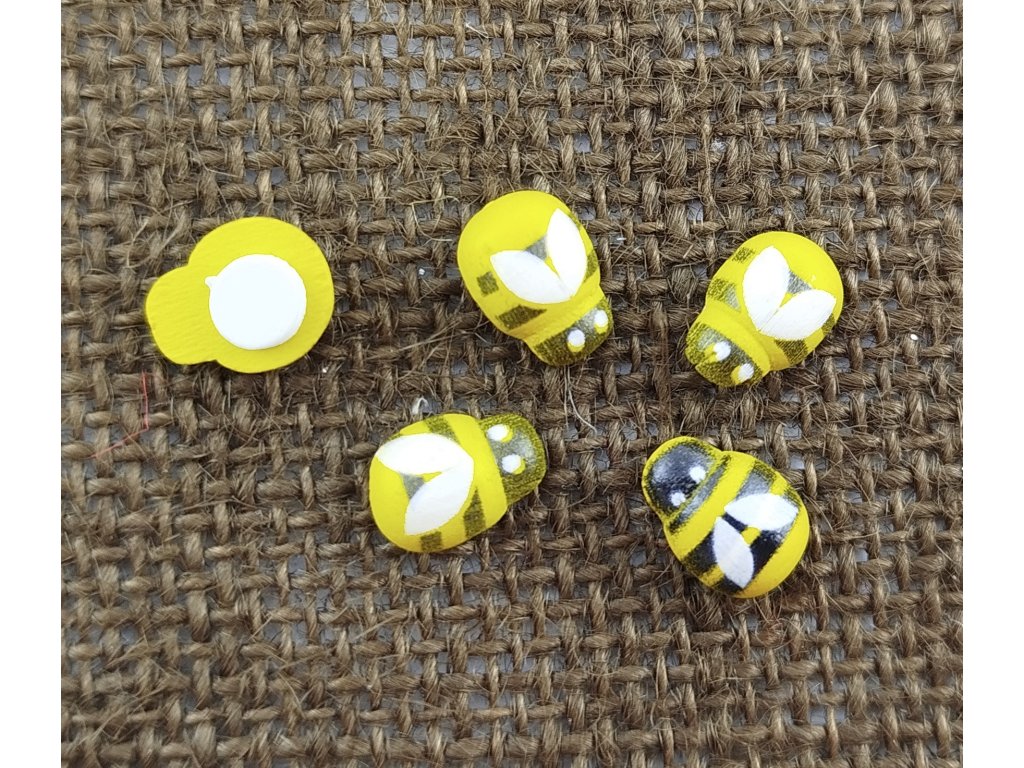 Dekorace - včelička - 1,2 cm