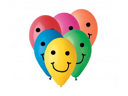 Nafukovací balónky 10 ks - Smile