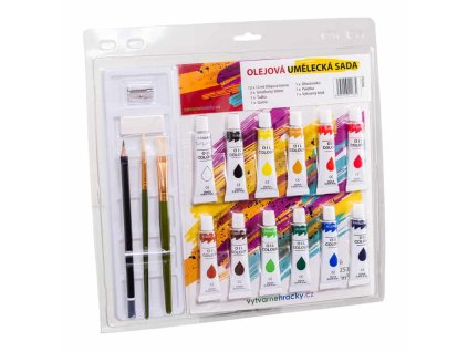 Olejové barvy sada 12 x 12 ml