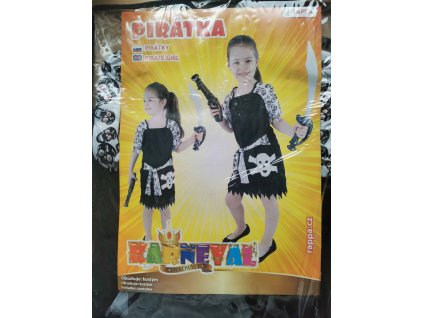 Dětský karnevalový kostým - Pirátka S