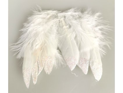 Andělská křídla z peříček 10 cm