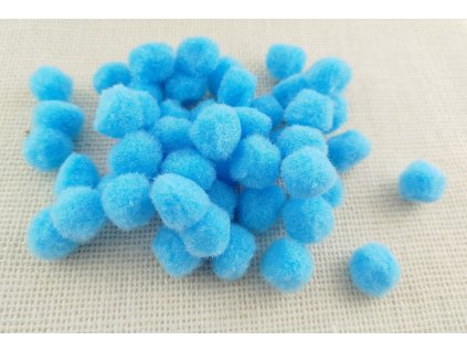 Bambulky 1,5 cm - 100 ks - světle modrá