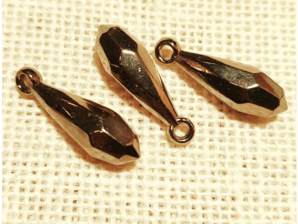 Přívěsek - acrylic - slza šestistranná