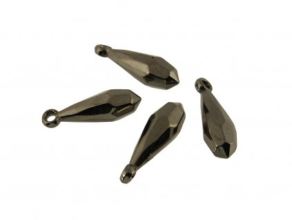 Přívěsek - acrylic - slza šestistranná