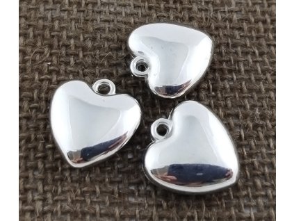 Přívěsek - CCB - srdce hladké - velké