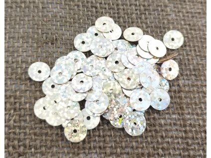 Flitry - Stříbrno zlatá - 8mm - 10g