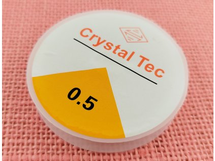 Guma pruženka (elastan) - čirá 0,5 mm