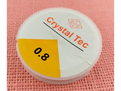 Guma pruženka (elastan) - čirá 0,8 mm