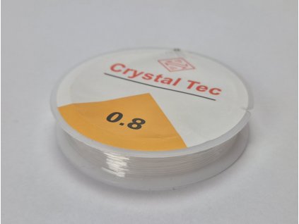 Guma pruženka (elastan) - čirá 0.8 mm
