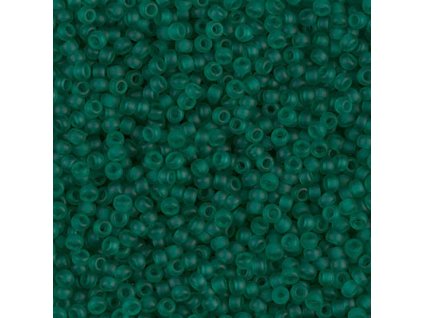 Miyuki 11/0 Matted Transp Emerald 10g
