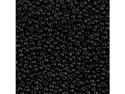 Miyuki 11/0 Semi-Frosted Black 10g
