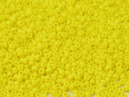 Miyuki 11/0 Opaque Yellow Matted 10g