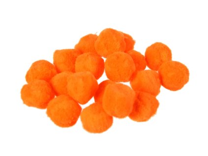 Bambulky 100 ks - oranžová