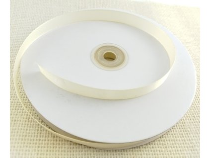 Taftová stuha 1,2 cm - smetanová
