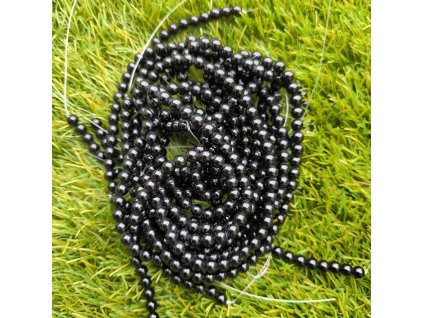 Láva - černá - 8 mm (šňůra)