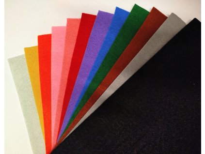 Sada tvrdšího filcu - 12 ks