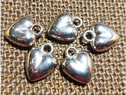 Přívěsek - CCB - srdce hladké - malé