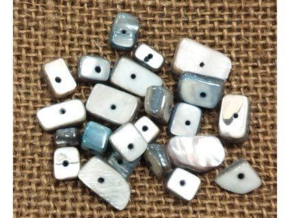 Perleť - šedá - sáček