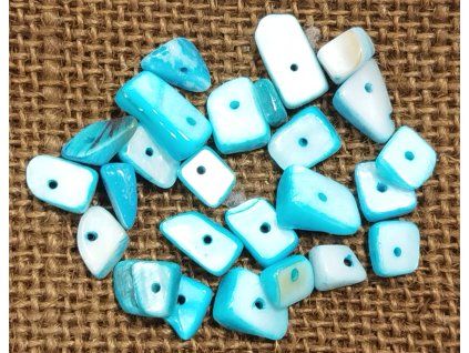 Perleť - světle modrá - sáček