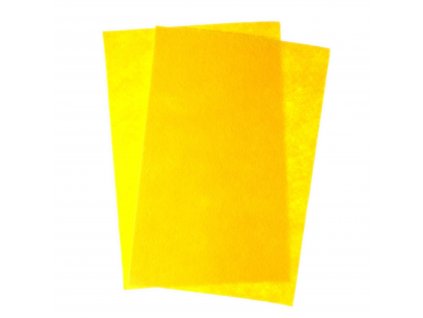 Filc žlutý, tvrdý, 20x30 cm