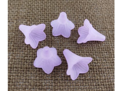 Korálek sukýnka 2,5 cm - fialový