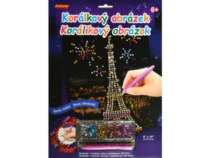 Korálkový obrázek - Eiffelova věž