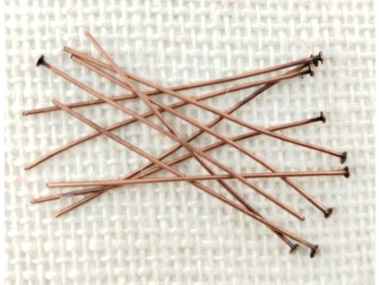 Ketlovací nýt - staroměď - 5 cm - 10 kusů