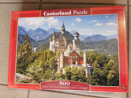 Puzzle 500 dílků - zámek Neuschwanstein