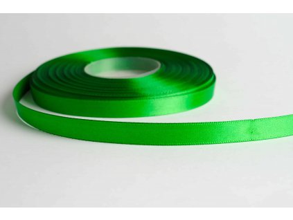 Taftová stuha 0,9 cm - zelená tmavá