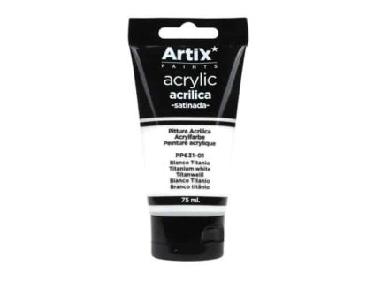 Akrylová barva Artix bílá - 75 ml